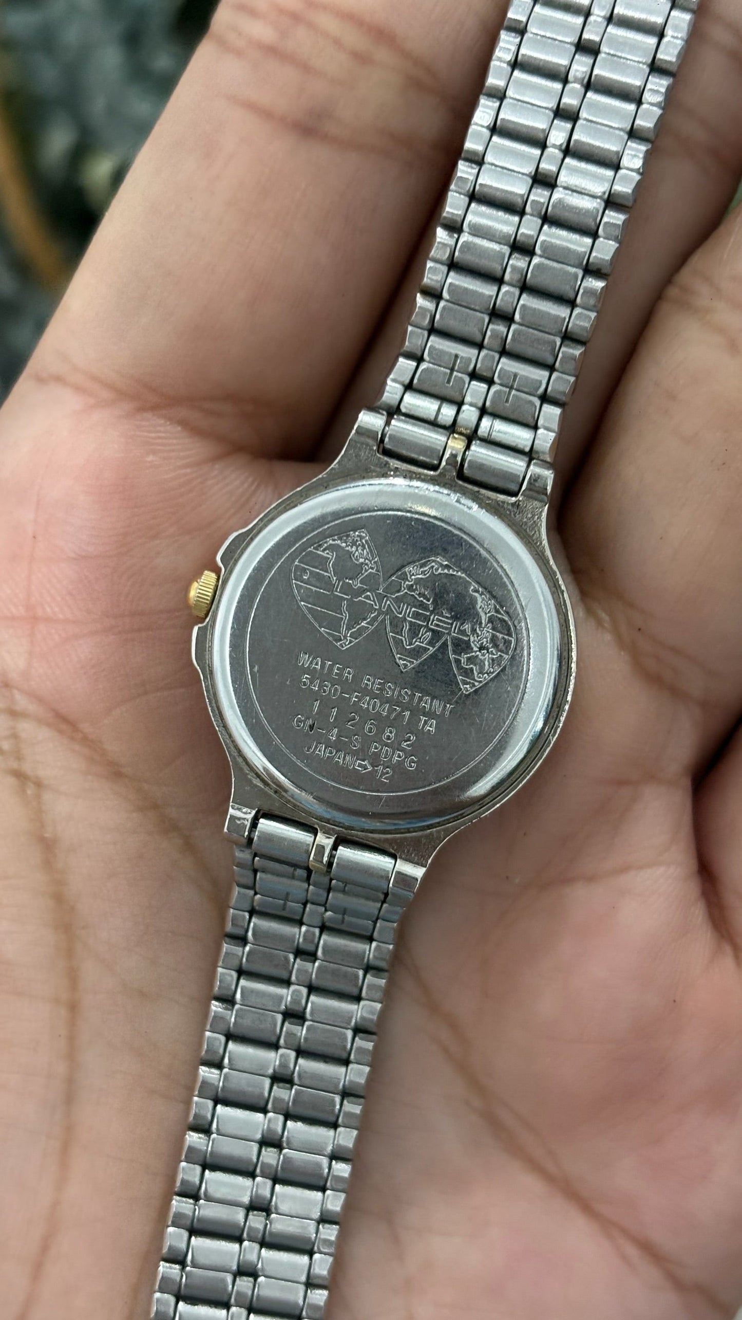 Vintage Lancel Paris EmbosClassic Watch in Two-Tone Quartz