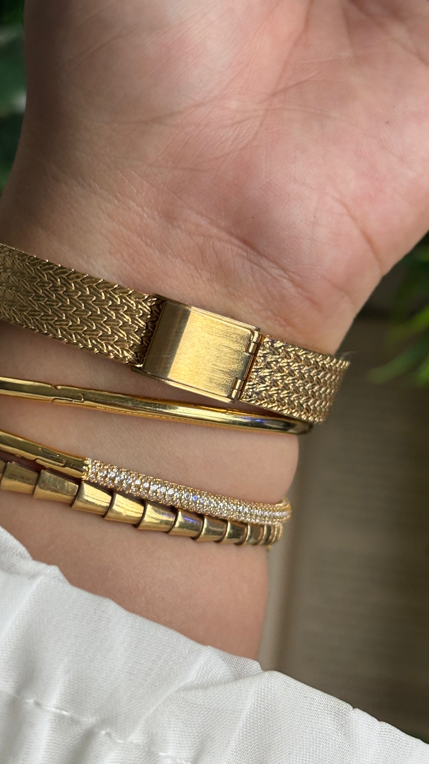 Vintage Mavy Maison Watch in Gold Tone