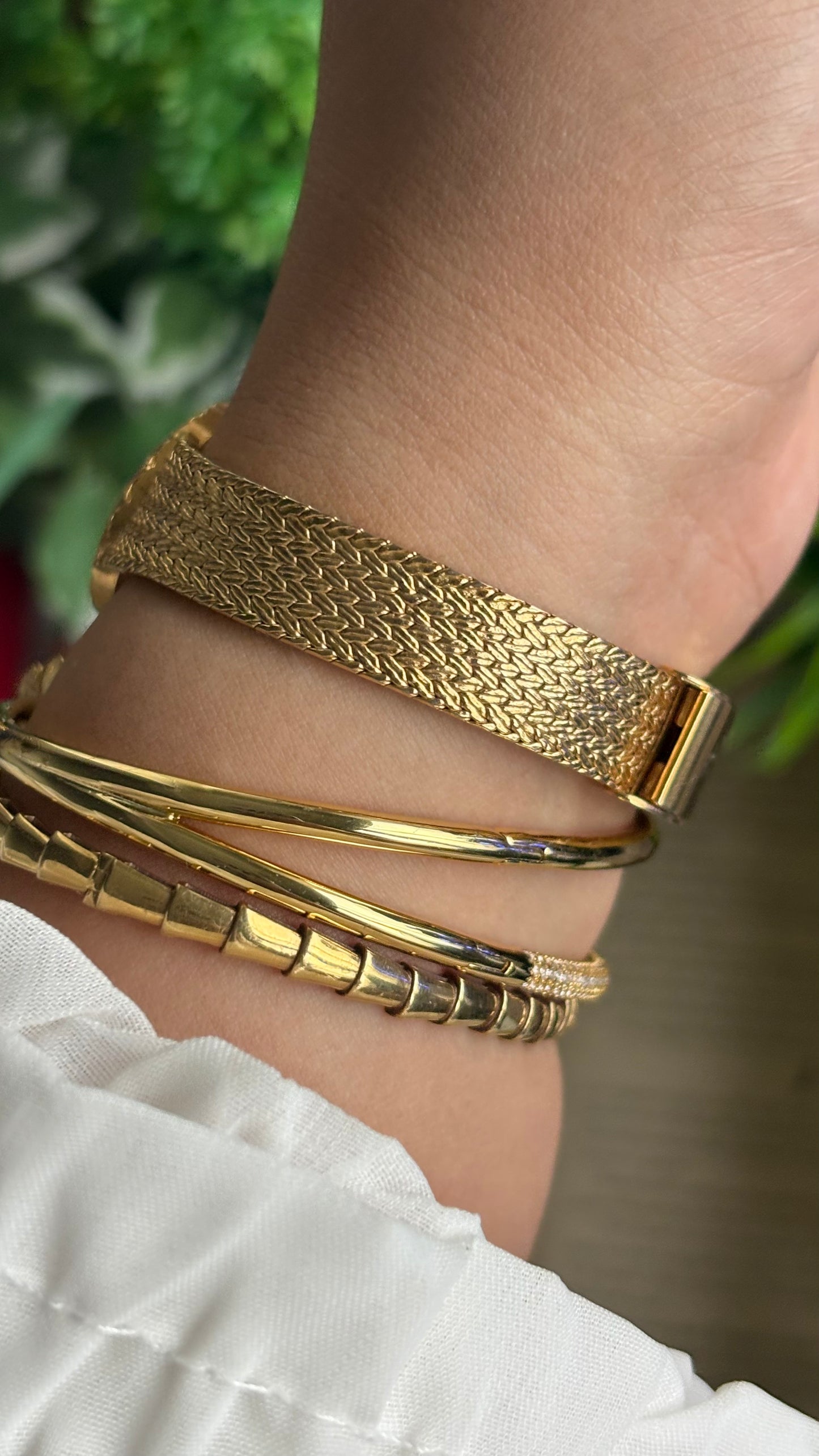 Vintage Mavy Maison Watch in Gold Tone