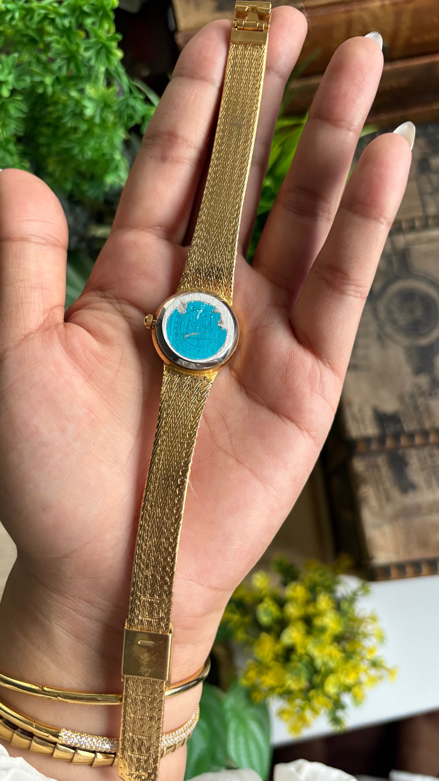 Vintage Mavy Maison Watch in Gold Tone