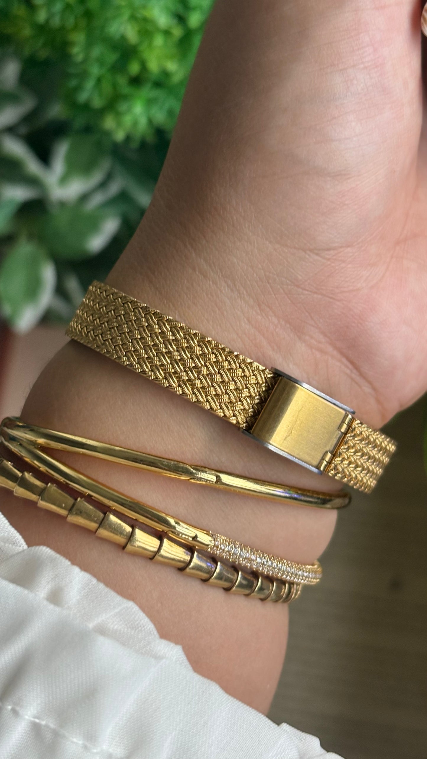 Vintage Nivada Watch in Gold Tone
