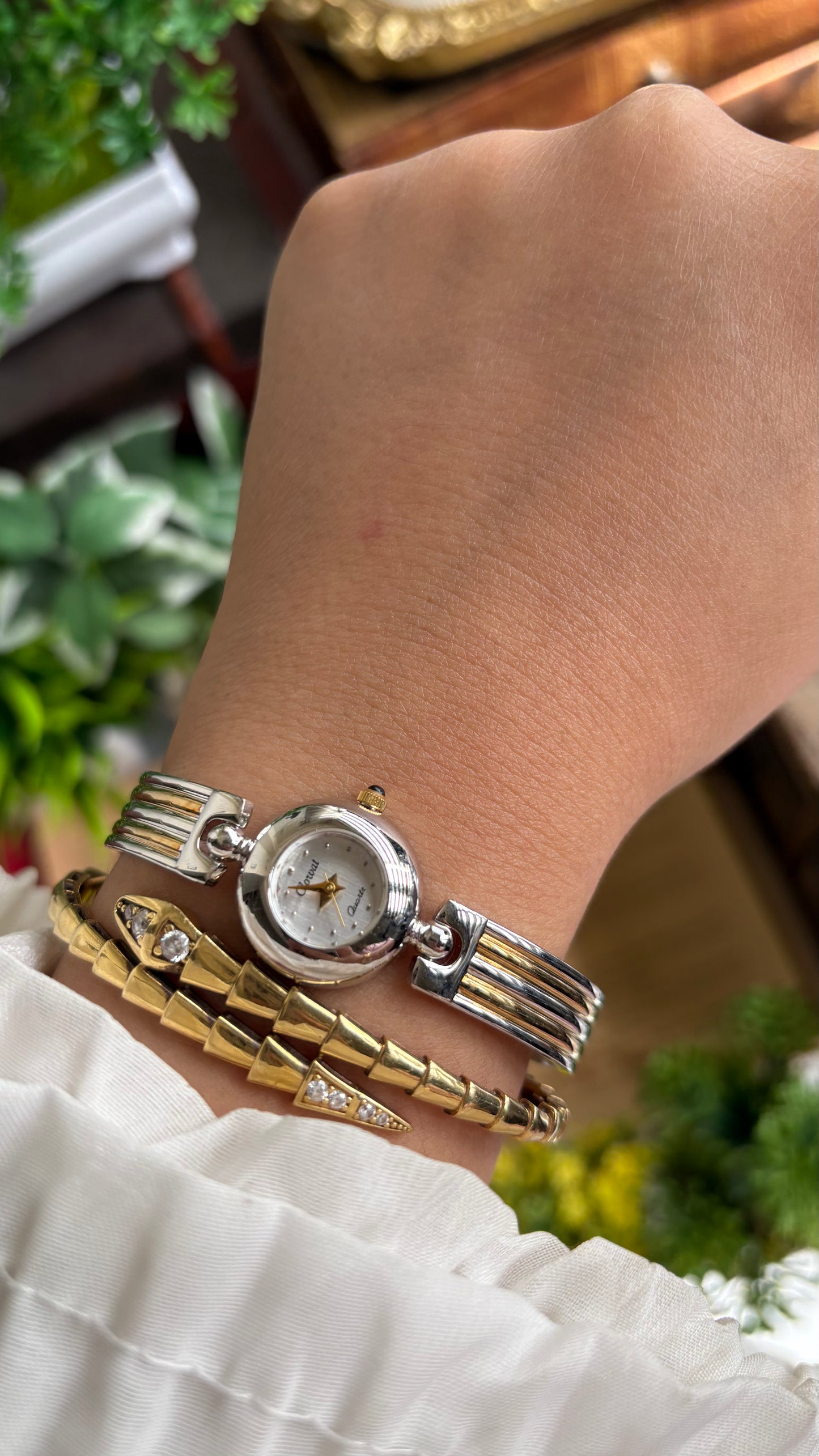 Extremely Rare Vintage Clowat by Seiko Watch in Two-Tone