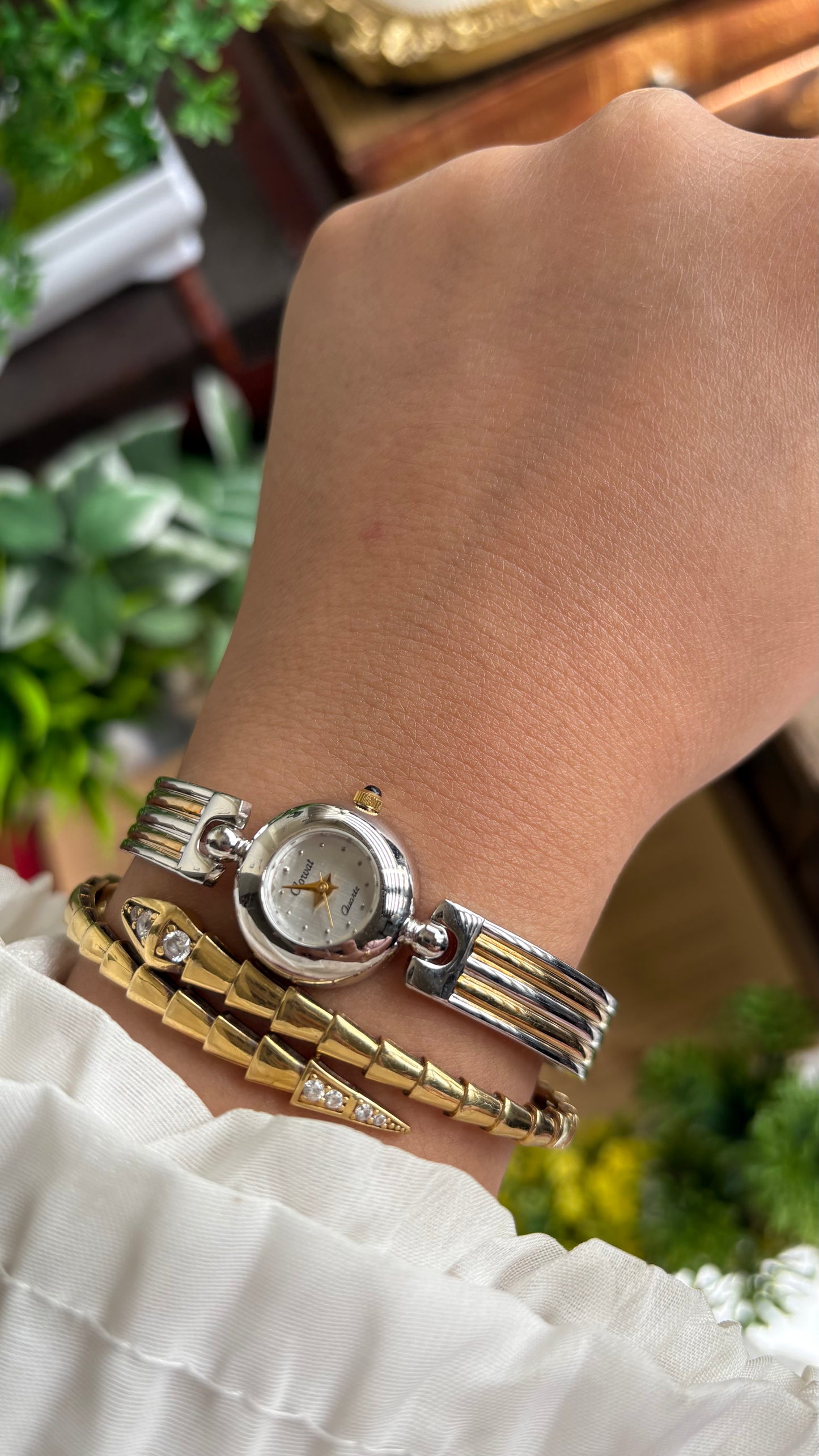 Extremely Rare Vintage Clowat by Seiko Watch in Two-Tone