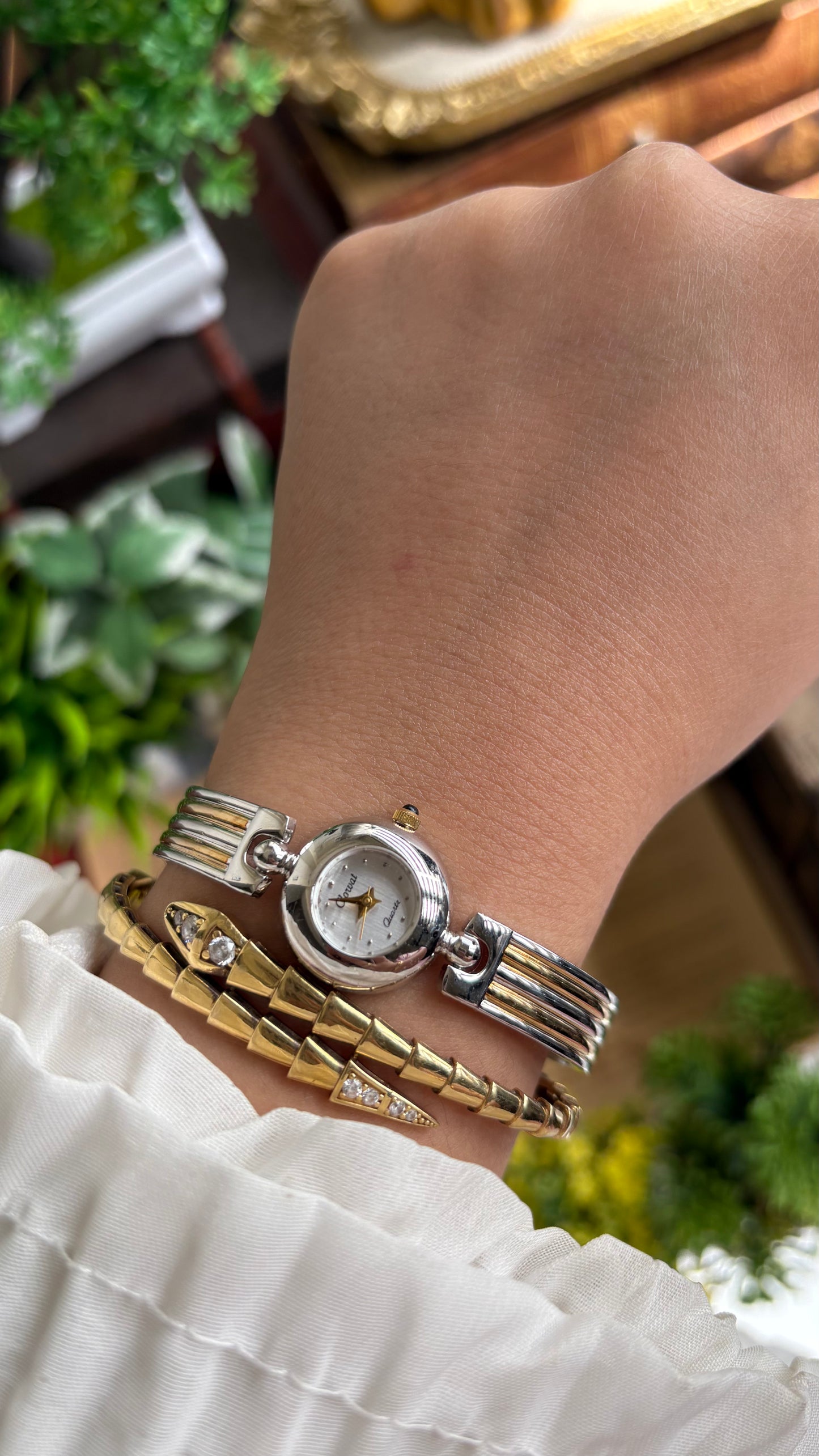 Extremely Rare Vintage Clowat by Seiko Watch in Two-Tone