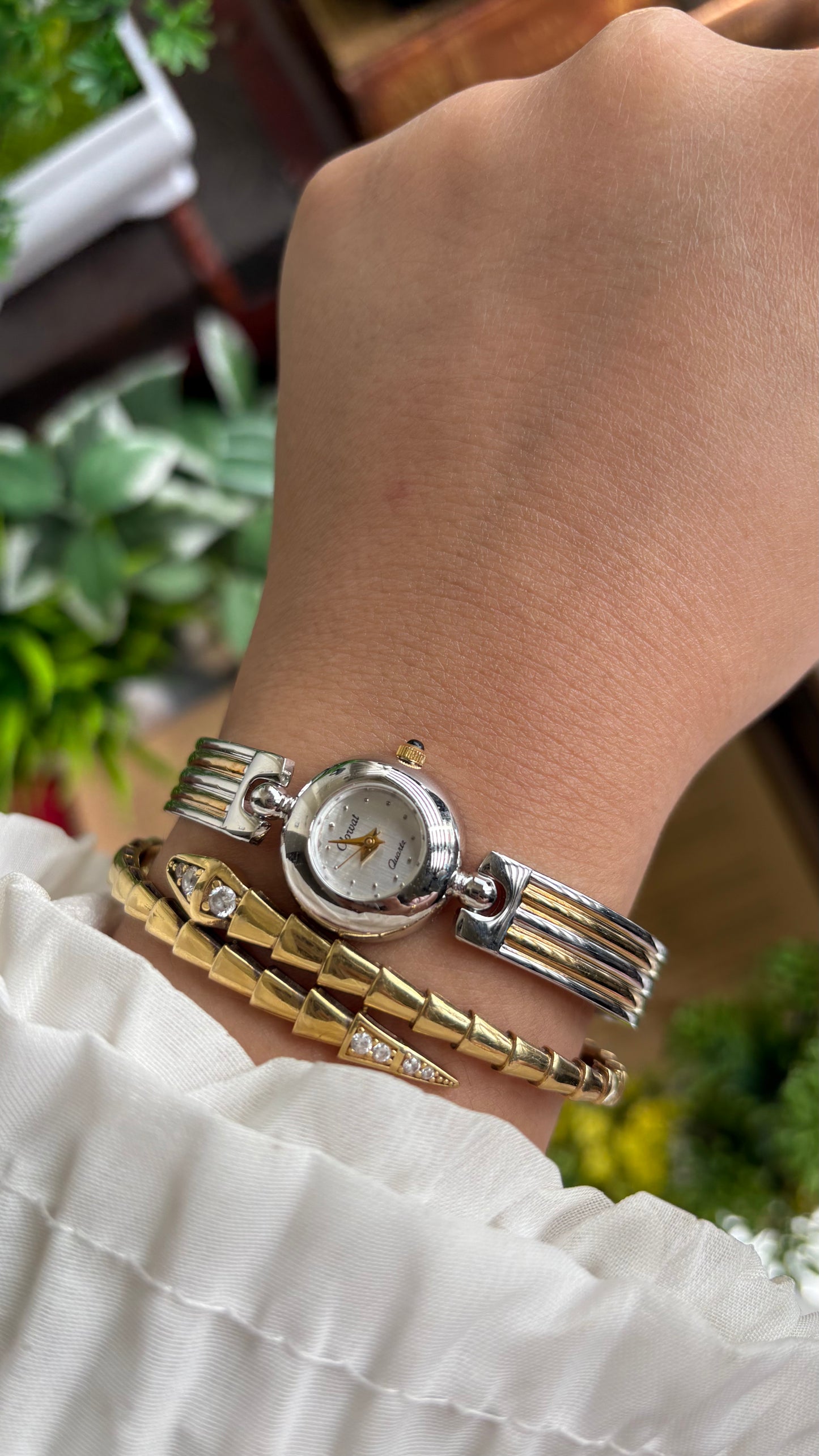 Extremely Rare Vintage Clowat by Seiko Watch in Two-Tone