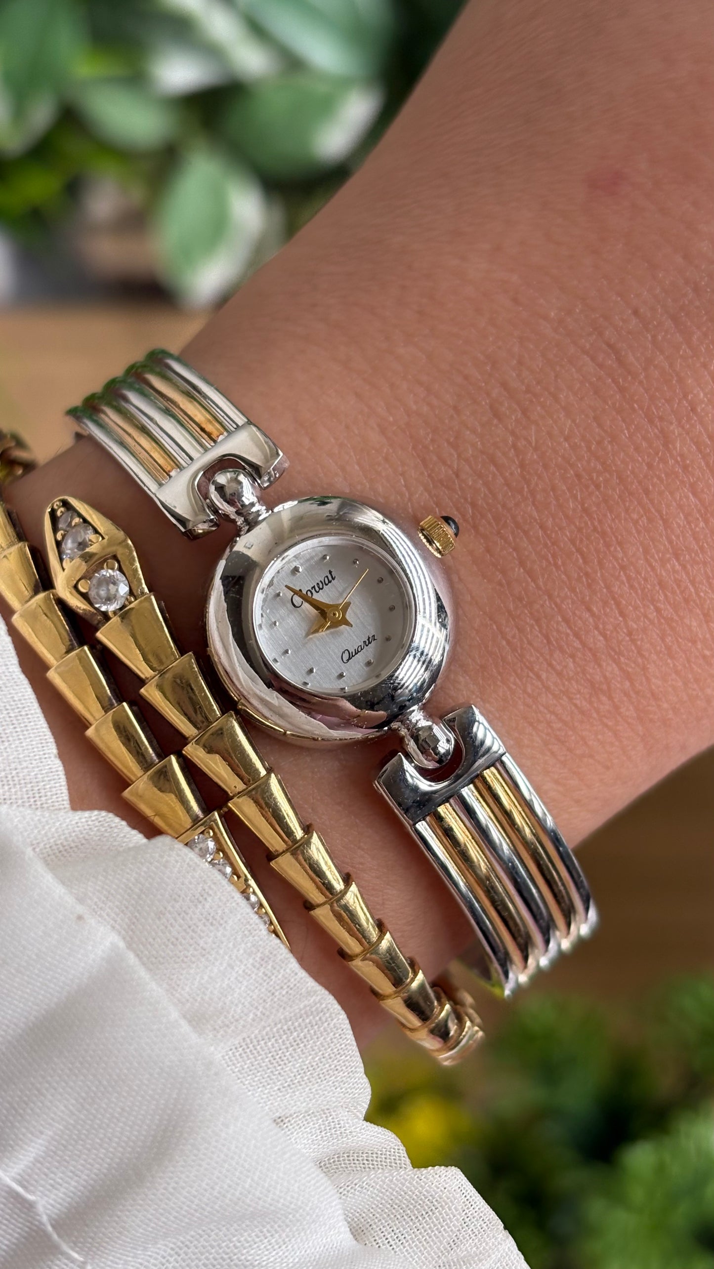 Extremely Rare Vintage Clowat by Seiko Watch in Two-Tone