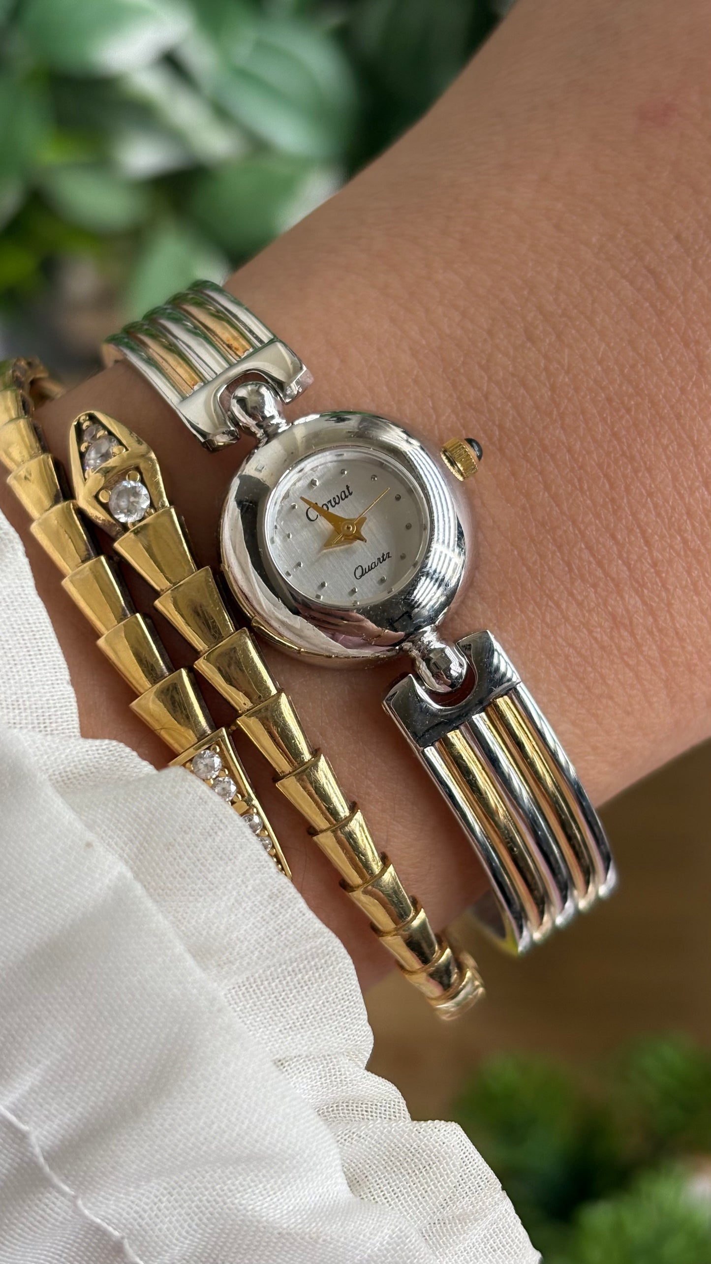 Extremely Rare Vintage Clowat by Seiko Watch in Two-Tone