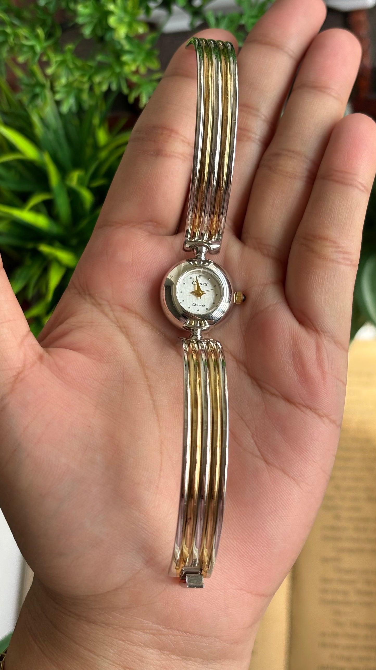 Extremely Rare Vintage Clowat by Seiko Watch in Two-Tone