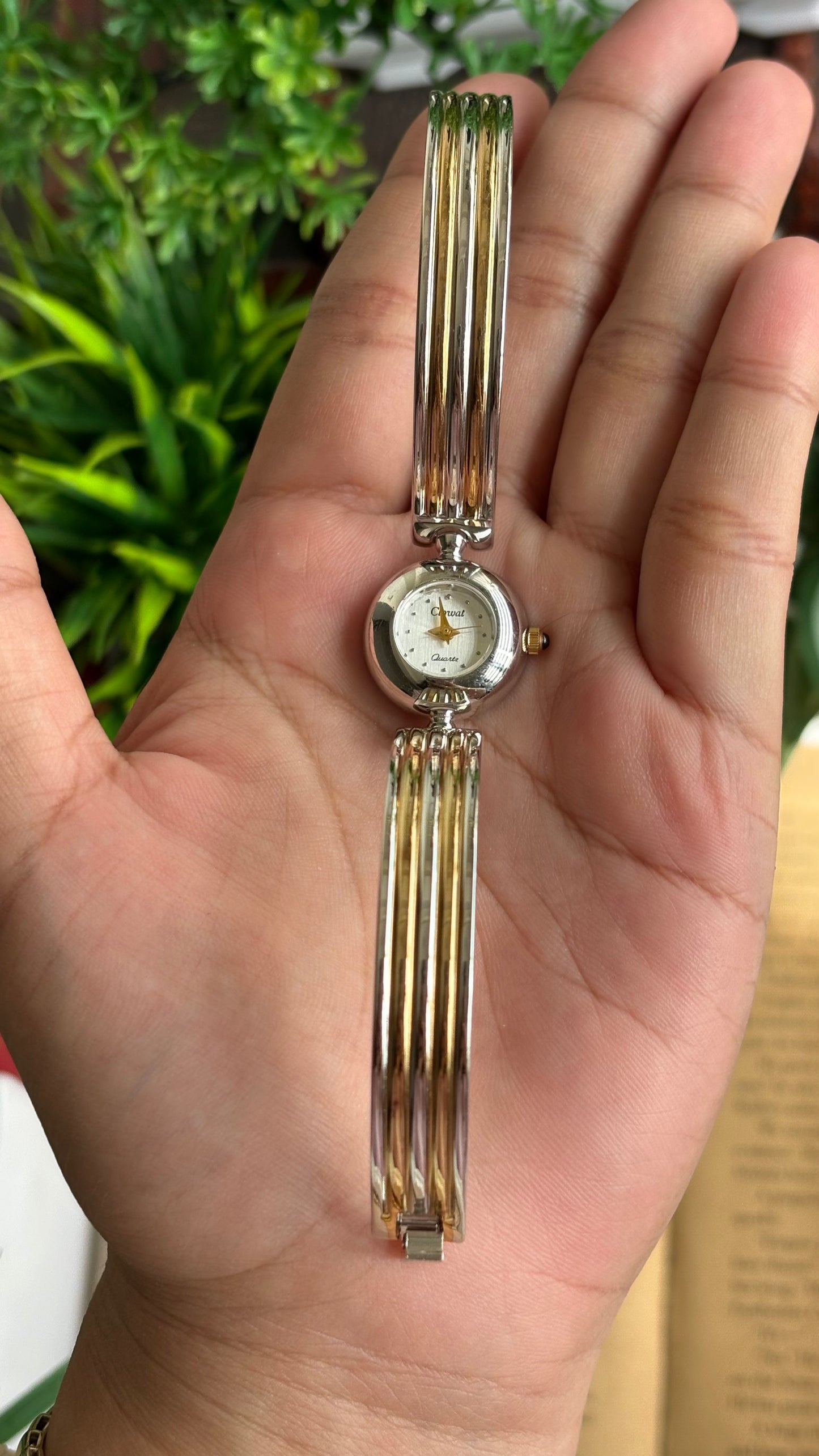 Extremely Rare Vintage Clowat by Seiko Watch in Two-Tone
