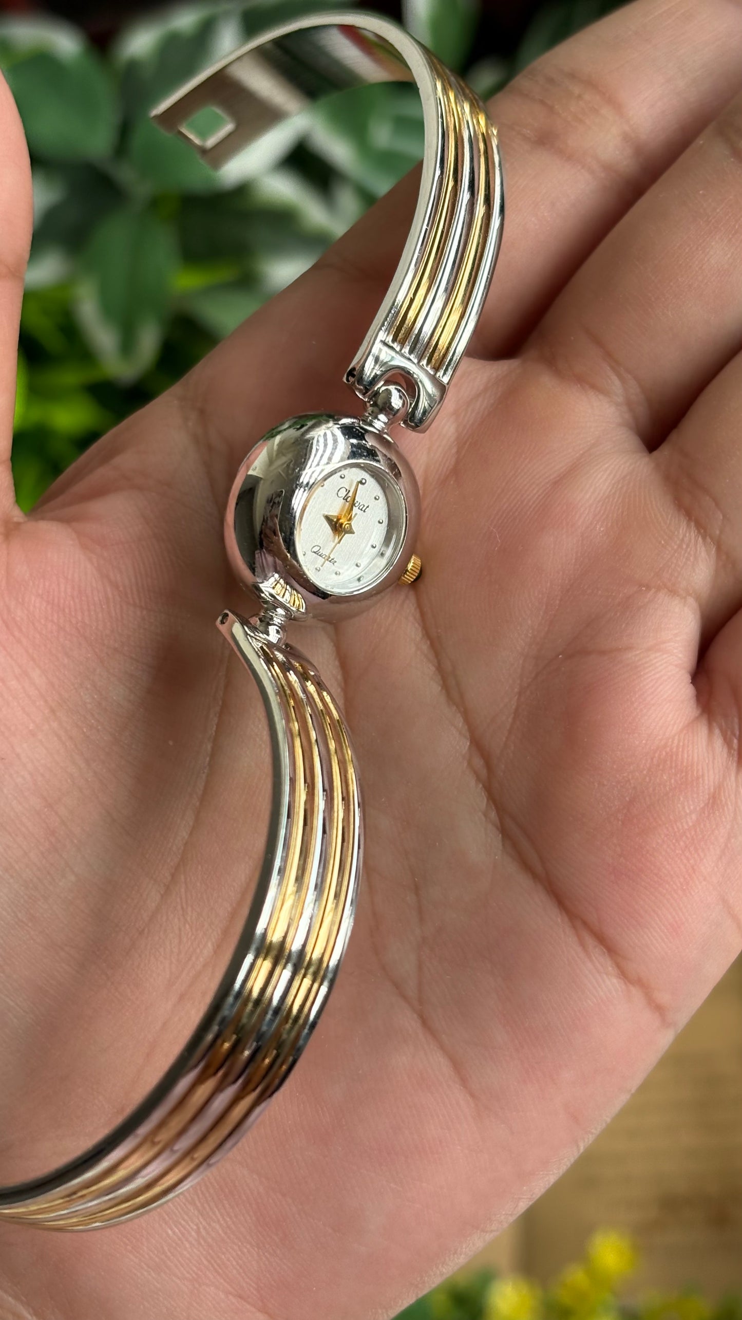 Extremely Rare Vintage Clowat by Seiko Watch in Two-Tone