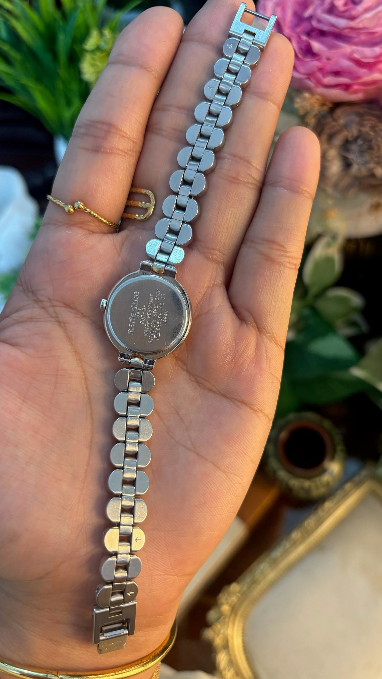 Dainty Vintage Marie Claire Dress Watch in Two-Tone Quartz