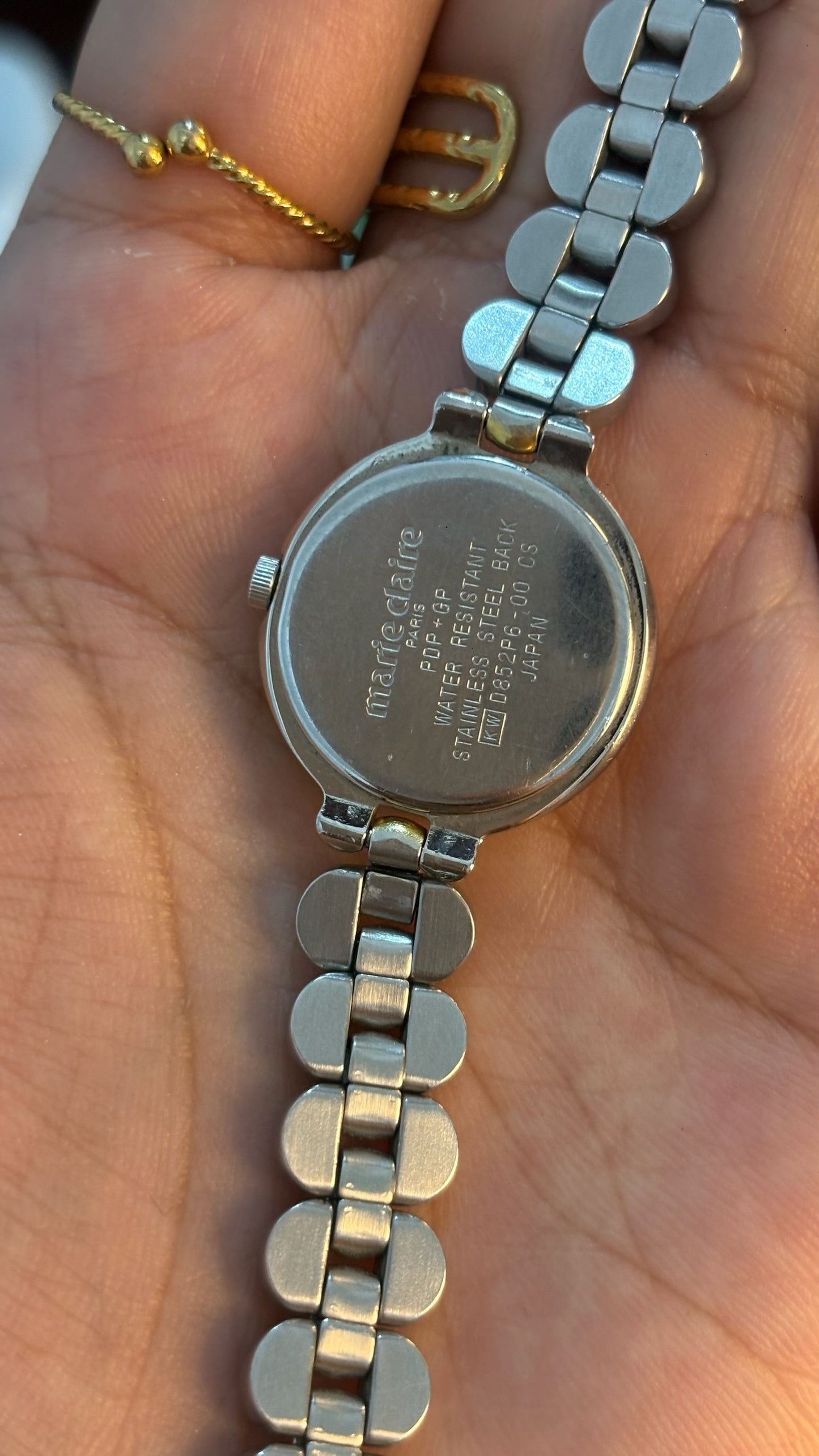 Dainty Vintage Marie Claire Dress Watch in Two-Tone Quartz