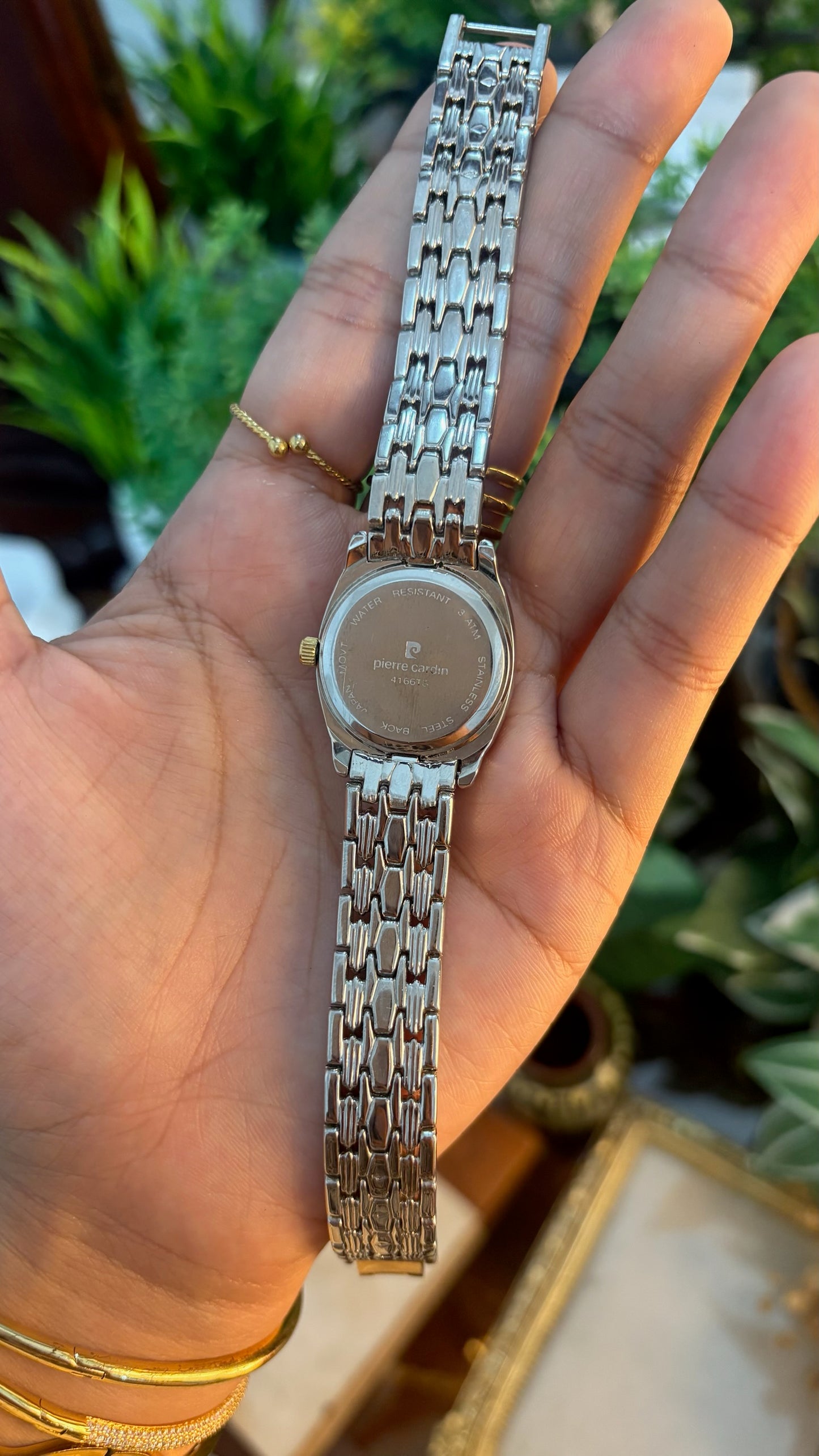 Vintage Pierre Cardin Date Window Classic Watch in Two-Tone Quartz