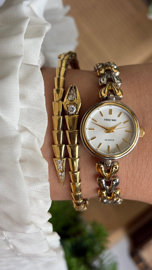 Vintage Free Way by Citizen Watch in Two-Tone